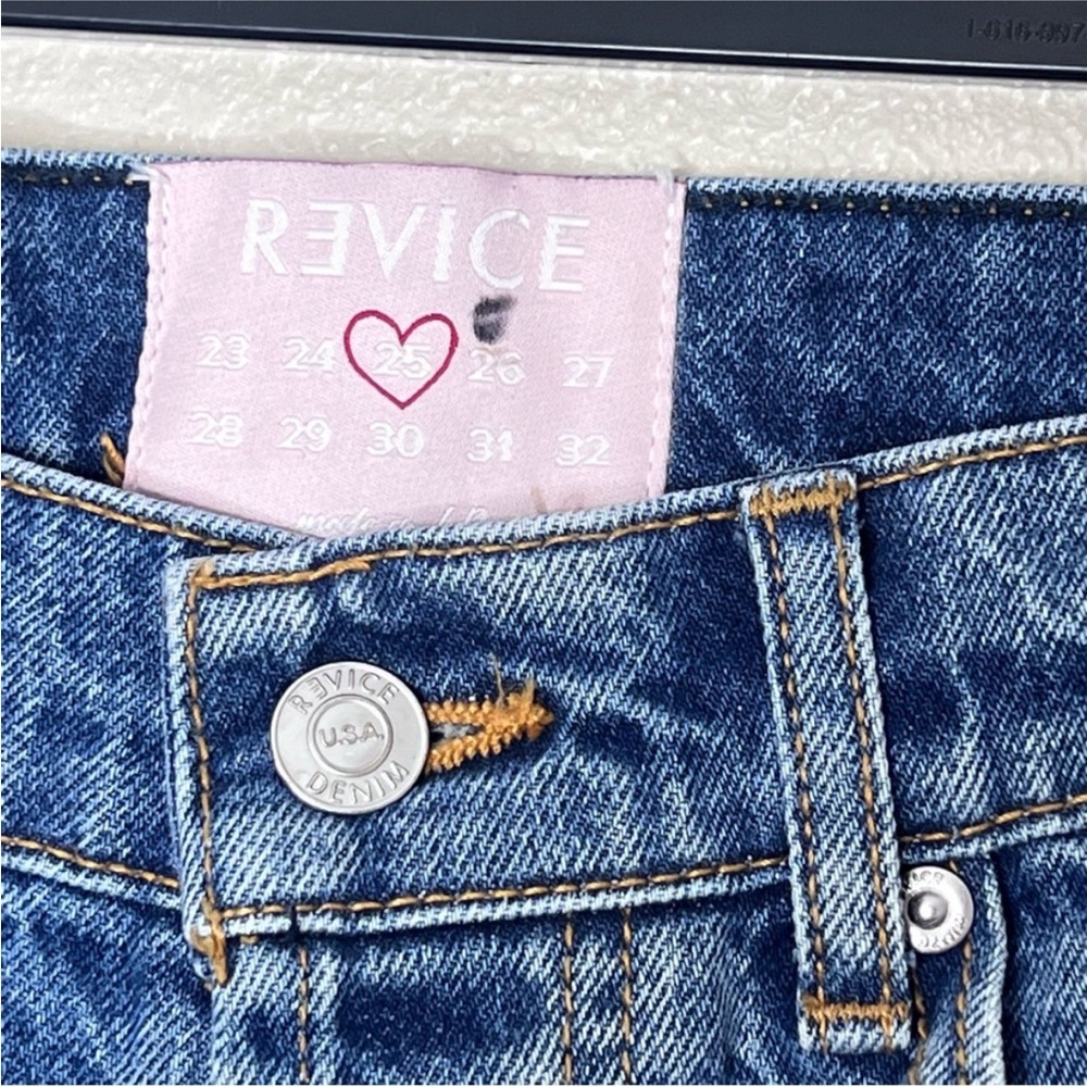 Revolve Revice high rise button fly Jeans size 25
